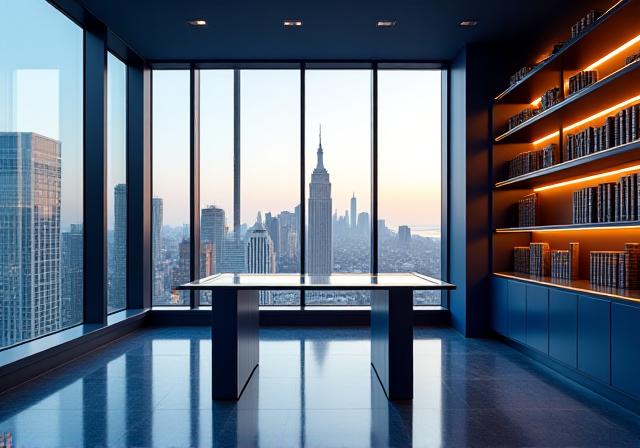 Modern professional law office in London